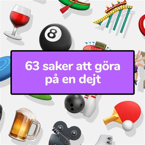 dejttips|36 saker att göra på en dejt